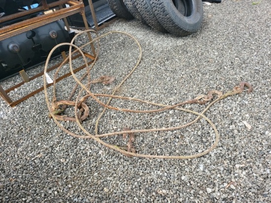 Metal Cable w/4 Hooks