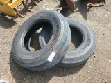 (2) 11Rx22.5 Tires