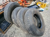 (4) 11Rx22.5 Tires