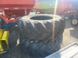 Pair of 710/70x38 Tires