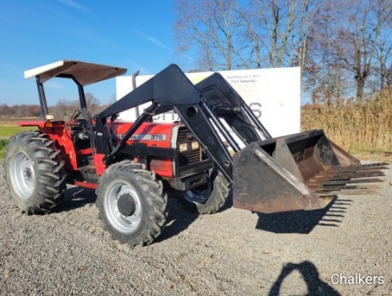 1994 Massey Ferguson 375 4x4 w/Ldr