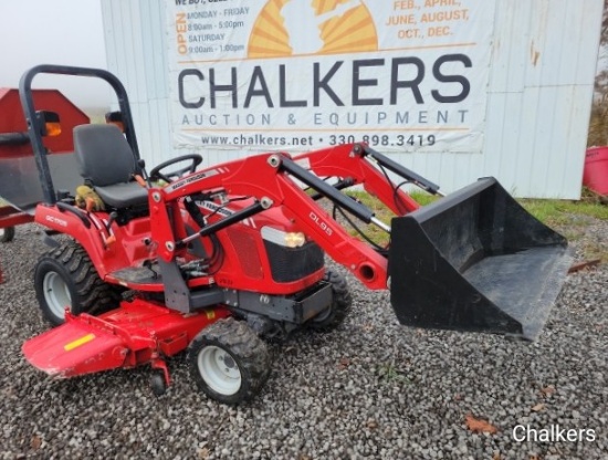 Massey Ferguson GC1705 4x4 w/Belly Mower