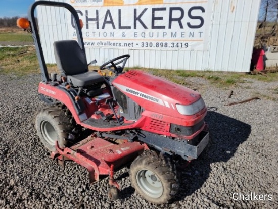 Massey Ferguson GC2300 4x4 w/Belly Mower