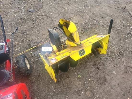 John Deere Front Mount Snowblower