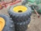(4) John Deere/NH 10x16.5 Wheels And Tires