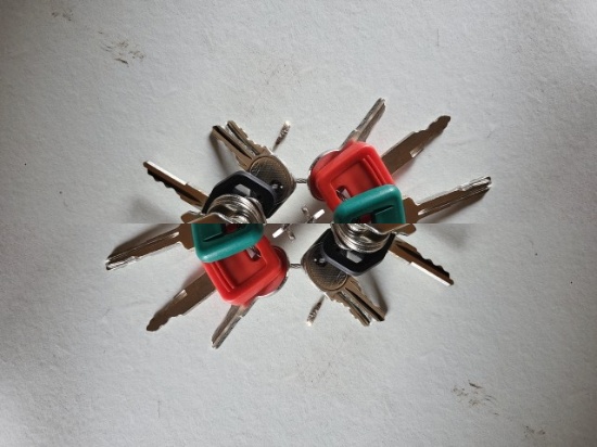 Heavy Equipment Key Set
