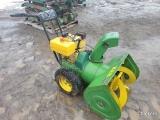 John Deere Walk Behind Snowblower/Runs
