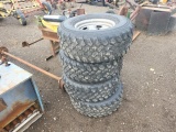 (4) Wheels and Tires