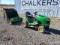 John Deere Riding Mower w/Back Sweeper ATT.