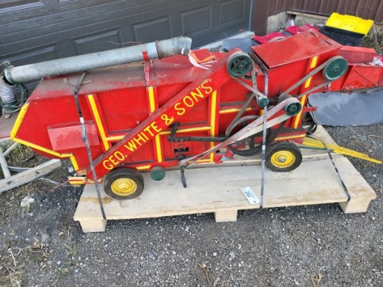 Custom Made George White Thrasing Machine/Small Replica