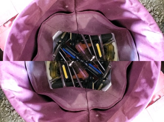 Bucket OF Misc Screwdrivers