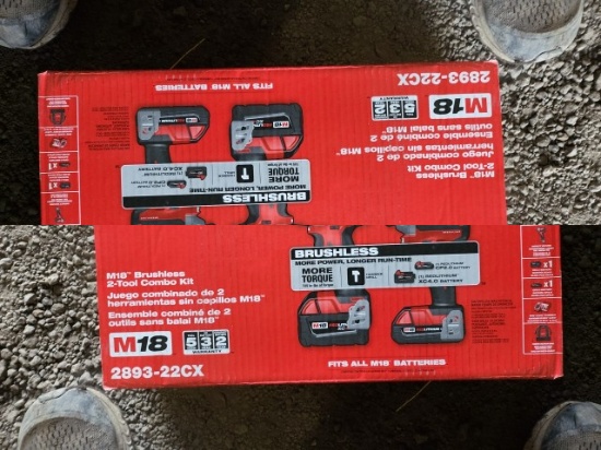 Milwaukee 2 Combo Kit Impacts