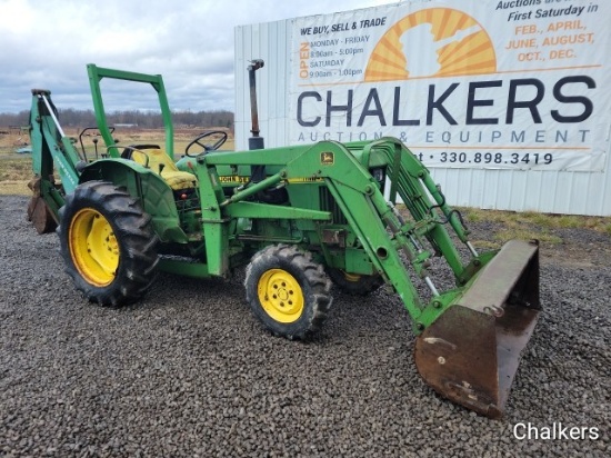 John Deere 850 4x4 Loader Backhoe