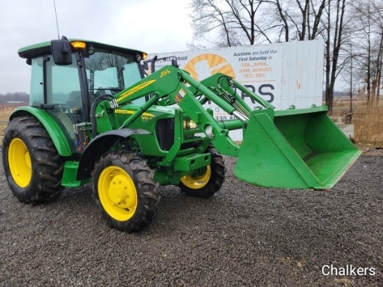 2013 John Deere 5065E 4x4 w/Cab/Ldr