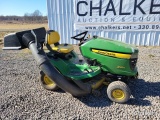 John Deere X300 Riding Mower w/Bagger