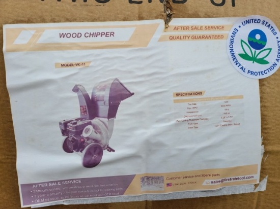 VC-11 Gas Wood Chipper in Crate