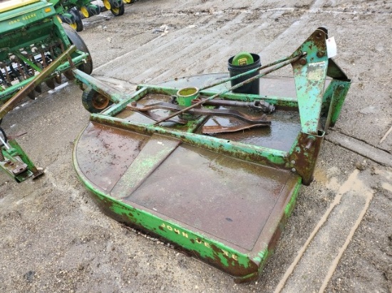 John Deere 7ft. 3pt. Brush Hog/Needs Gearbox work