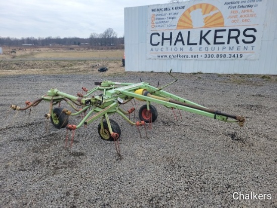 Claas 6 basket Tedder