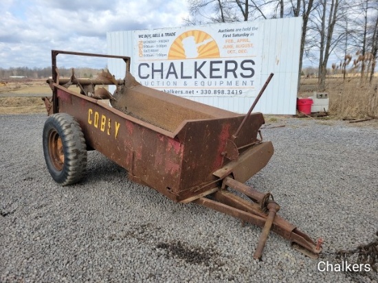 Cobey PTO Manure Spreader w/Top Beater