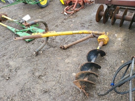 3pt. Leinbach Line Post Hole Digger