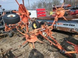 Kuhn 4 basket Hyd. Fold Tedder