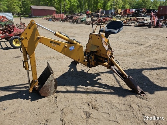 Woods 750 3pt. Backhoe w/PTO Pump