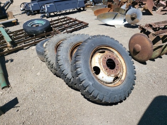 (4) 8 bolt Wheels and Tires
