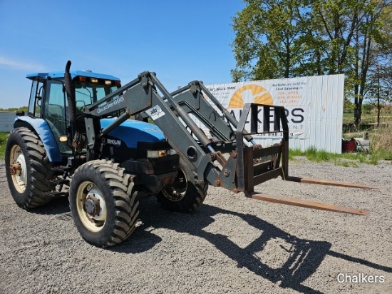 Ford 8160 4x4 w/Cab/Ldr/Forks