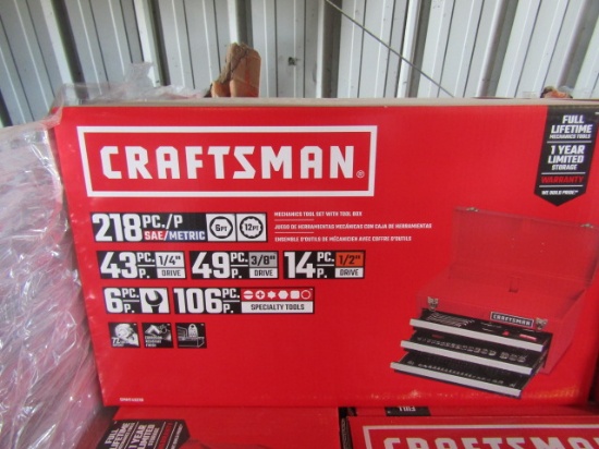 Craftsman 218 PC Tool Box w/Tools