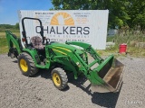 John Deere 3320 4x4 w/Ldr/Backhoe
