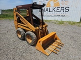 Case 1825 Skidsteer w/Manure Bucket and Bucket