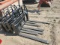 Kivel 3500# QT Pallet Forks/New