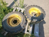 Pair 8 Bolt 10x16.5 Wheels and Tires