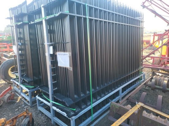 24Pc Fence & 25 Post Garden Fence