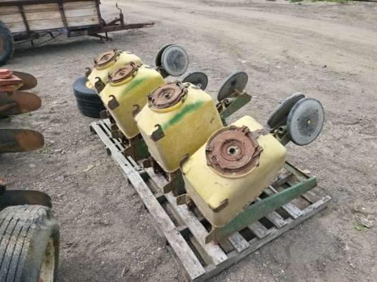 (4) John Deere Planter Boxes