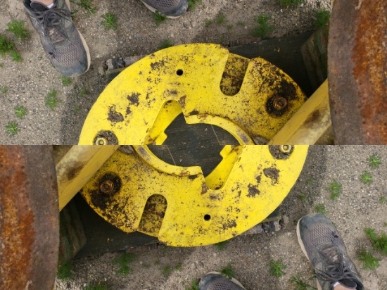 (6) John Deere Wheel Weights (selling by the Piece x6)