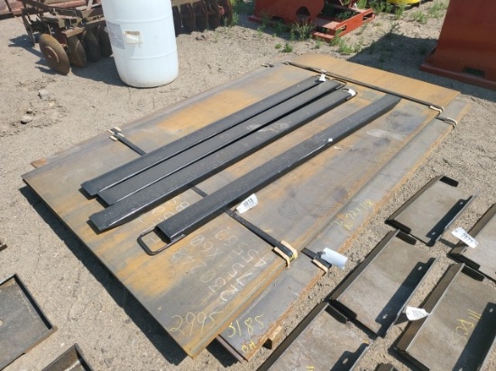 Stack of 3/4" Steel Plate