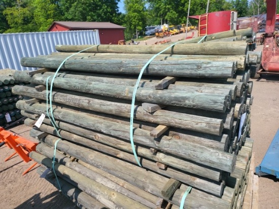3 1/2" x7 Treated Fence Posts