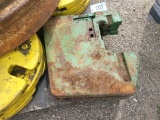 (6) John Deere Suitcase Weights (selling by the Piece x6)