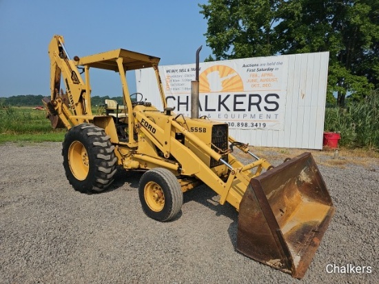 Ford 555 2wd Loader Backhoe