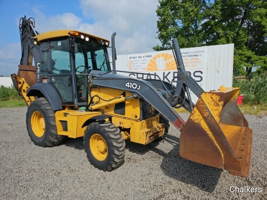 John Deere 410J 4x4 Loader Backhoe
