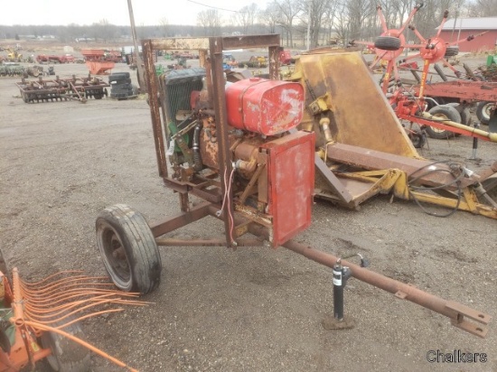 Allis Engine on cart