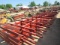 Red 10 Bale Wagon Rack