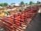 Red 10 Bale Wagon Rack