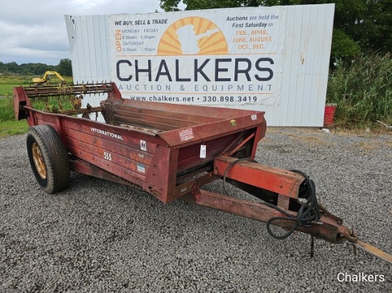 International 555 PTO Manure Spreader