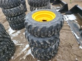 (4) Case 10x16.5 Wheels and Tires/New