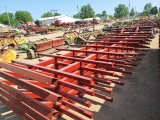 Red 10 Bale Wagon Rack