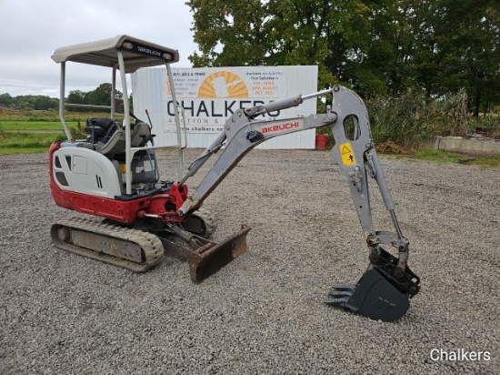 2017 Takeuchi TB216 Excavator