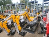 Miva VA13 Mini Excavator/Yellow