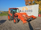 Kubota L6060 4x4 w/Cab/Loader Backhoe